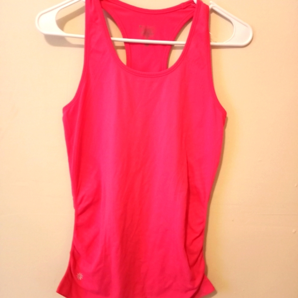 Athleta sleeveless top pink sz sx